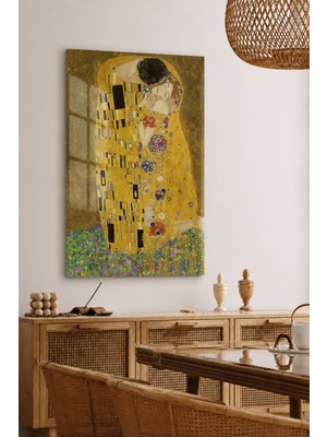 Bu Matbaa Gustav Klimt The Kiss Cam Tablo – Öpücük Aşk Temalı Klasik Sanat