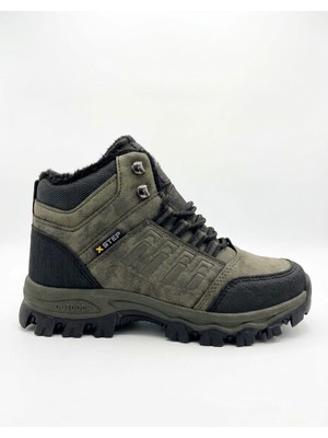 Hayo Xstep Erkek Kaymaz Taban Suya Dayanıklı Içi Kürklü Outdoor Kışlık Bot X6