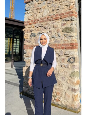 Riella Butik Sera Yelekli Takım