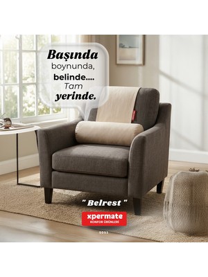 Xpermate Bel yastığı, Boyun Yastığı, Baş Destek Yastığı Ayarlanabilir Ağırlıklı Kanepe ve Araç Yastığı Belrest