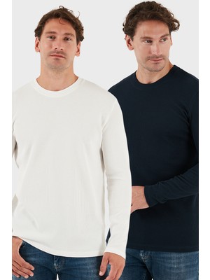 Buratti Pamuklu Bisiklet Yaka Slim Fit Basic Sweat Erkek Sweat 5905073S2