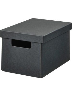 Ikea Fjaderharv Antrasit 18X25X16 cm Kapaklı Kutu