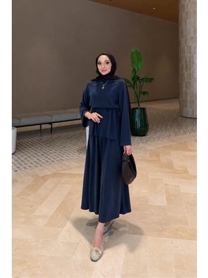 Riella Butik Ahen Oysho Kumaş Oversize Günlük Tesettür Takım