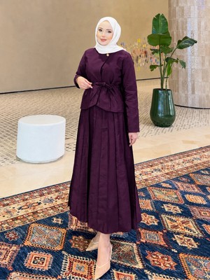 Riella Butik Olera Etekli Tesettür Takım