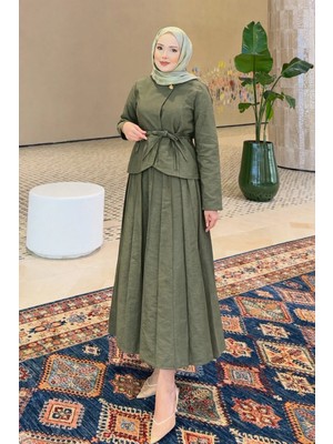Riella Butik Olera Etekli Tesettür Takım