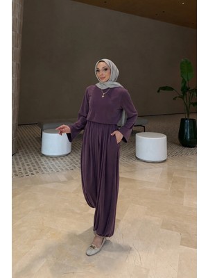 Riella Butik Hera Oysho Kumaş Oversize Günlük Tesettür Takım