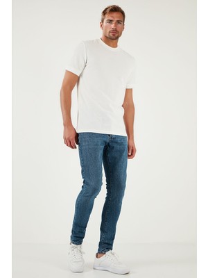 Buratti Streç Pamuklu Slim Fit Normal Bel Dar Paça Jeans Erkek Kot Pantolon 1115S60NAPOLI