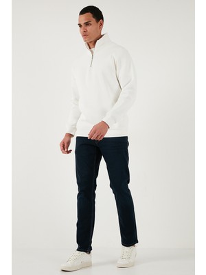 Buratti Pamuklu Regular Fit Normal Bel Boru Paça Jeans Erkek Kot Pantolon 2203C09PARMA