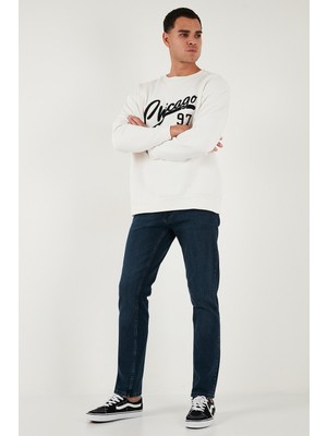 Buratti Pamuklu Regular Fit Normal Bel Boru Paça Jeans Erkek Kot Pantolon 2211C16PARMA