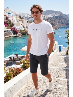 Buratti Pamuklu Regular Fit Normal Bel Belden Bağlamalı Short Erkek Short 5908021