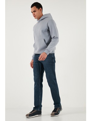 Buratti Streç Pamuklu Comfort Fit Yüksek Bel Boru Paça Jeans Erkek Kot Pantolon 4400C04TEXAS