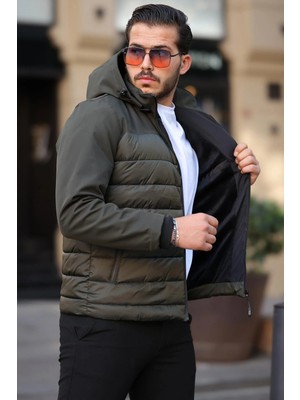 Delpino Su ve Rüzgar Geçirmez Softshell Erkek Şişme Mont