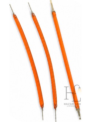 Hazar Led 3 Volt 60MM Esnek LED Filament Pembe Retro Tungsten Filament 5 Adet