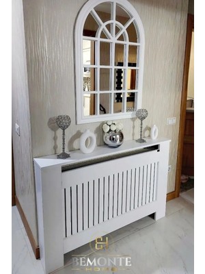 Bemonte Home Zebra Petek Kaplama, [140  cm ] Petek Kapama, Kalorifer Kaplaması, Petek Önü Dresuar, Peteklik
