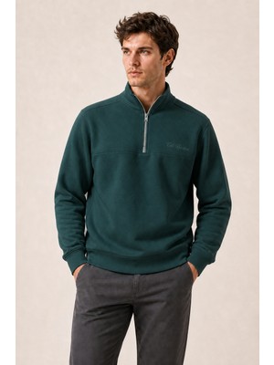 Redline Krivs Bisiklet Yaka Regular Fit Kışlık Sweatshirt Nefti