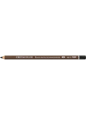 Mikasso Black Chalk Pastel Pencil Siyah Tebeşir Kalemi (460 12) Turuncu