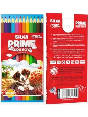 Mikasso ART.1045 Prıme Kuru Boya 12'li Çok Renkli