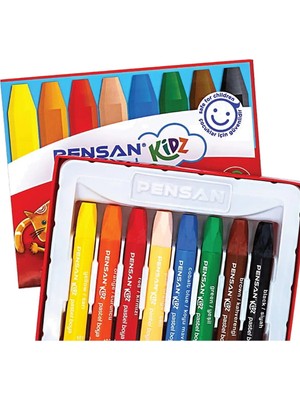 Mikasso Kıdz 98063 8'li Pastel Boya Pastel Boya 8 Renk 1 Paket Çok Renkli
