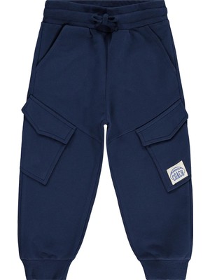 Civil Boys Basic Kargo Cepli 2-5 Yaş Eşofman Altı - Lacivert