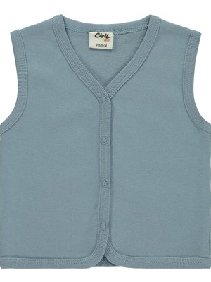 Civil Baby Basic 6-18 Ay Yelek - Mavi