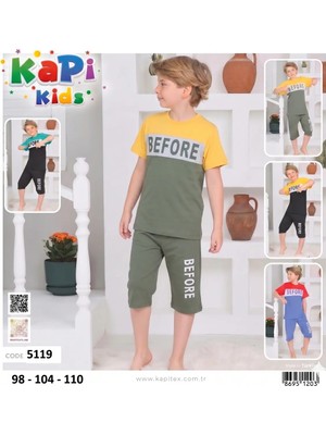 Kapi Kids Erkek Çocuk Kapri Şortlu Takım 5-6 Yaş