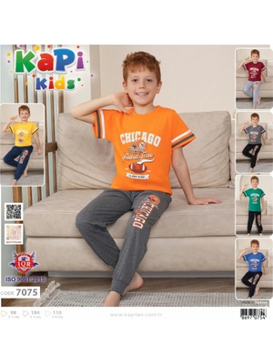 Kapi Kids Erkek Çocuk Pijama Takımı 5-6 Yaş - Mavi