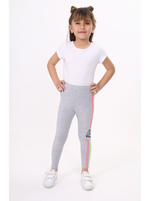 Toontoy Kız Çocuk Baskılı Tayt