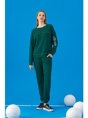 Sevim SEVİM 20702 BAYAN NAKIŞLI PANTOLON TAKIM 23K
