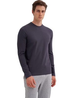 Cazador Caz 56060 Lcy. Suprem Basic Sweat Antrasit Erkek Sweatshirt