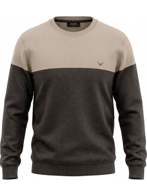 Cazador Caz 56420 Selanik Bis.yk. Sweat Bej Erkek Sweatshirt