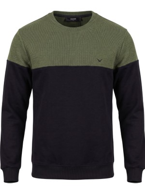 Cazador Caz 56420 Selanik Bis.yk. Sweat Haki Erkek Sweatshirt