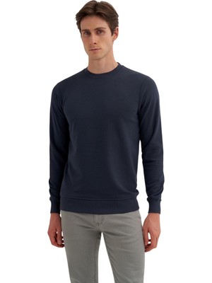 Cazador Caz 56100 3 Ipl. Basic Sweat Mavi Erkek Sweatshirt