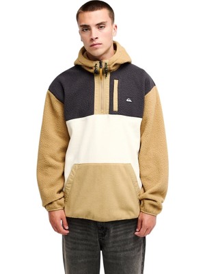 Quiksilver Clean Coast Mix Up Hoody Bej Erkek Polar