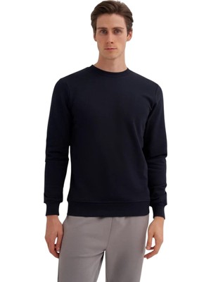 Cazador Caz 56100 3 Ipl. Basic Sweat Lacivert Erkek Sweatshirt