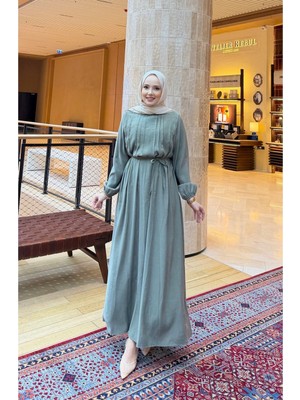 Riella Butik Nera Tesettür Elbise