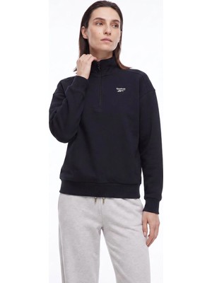 Reebok Sweatshirt, L, Siyah