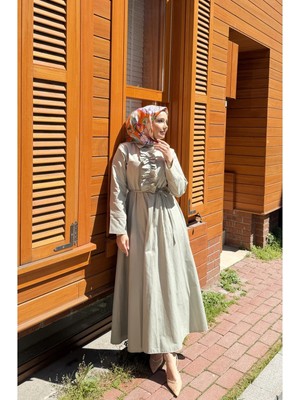 Riella Butik Viona Fırfır Detaylı Elbise