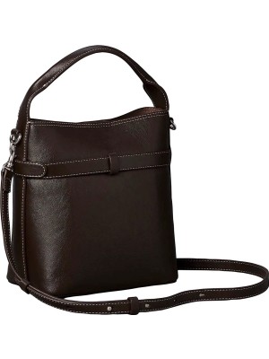 Calvin Klein Kahverengi Kadın Çapraz Çanta Buckle Mını Bucket Crossbody