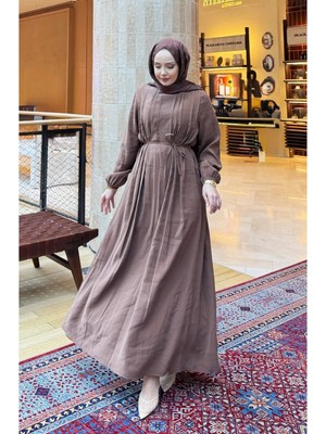 Riella Butik Nera Tesettür Elbise