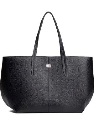 Tommy Hilfiger Siyah Kadın Tote Çanta Tjw Slouchy Cıty Tote