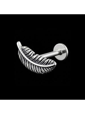 Rupen Kraft 316 L Tüy Çelik Dudak Piercing Kıkırdak Piercing Tragus Piercing
