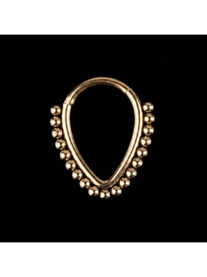 Rupen Kraft 316 L Damla Çok Toplu Kilitli Altın Helix Piercing Septum Meme Ucu