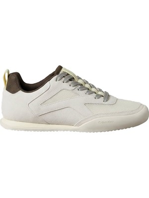 Calvin Klein Beyaz Kadın Sneaker Low Pro Runner Refl Mesh Sue