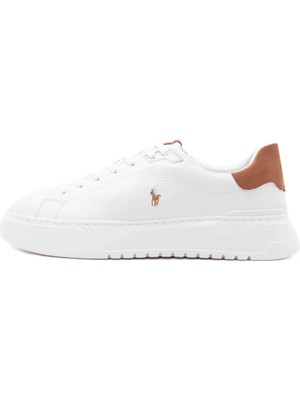 Polo Ralph Lauren Siyah Erkek Sneaker Rlıte Court-Sneakers-Low Top Lace