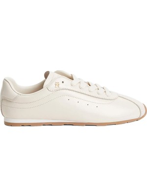 Tommy Hilfiger Krem Kadın Sneaker Bella Sneaker Leather