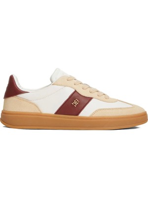Tommy Hilfiger Krem Kadın Sneaker Th Premıum Herıtage Sneaker