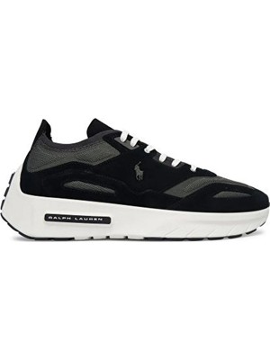 Polo Ralph Lauren Siyah Erkek Sneaker Boerum Knıt-Sneakers-Low Top Lace
