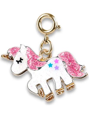 Charm It Gold Glitter Unicorn Charm CT02-12