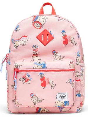 Hesrchel Heritage™ Çocuk | Sırt Çantası, 15 L Köpek Desenli - Pembe