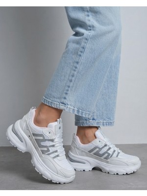Kadın Platform Yüksek Taban Günlük Sneaker Spor Ayakkabı